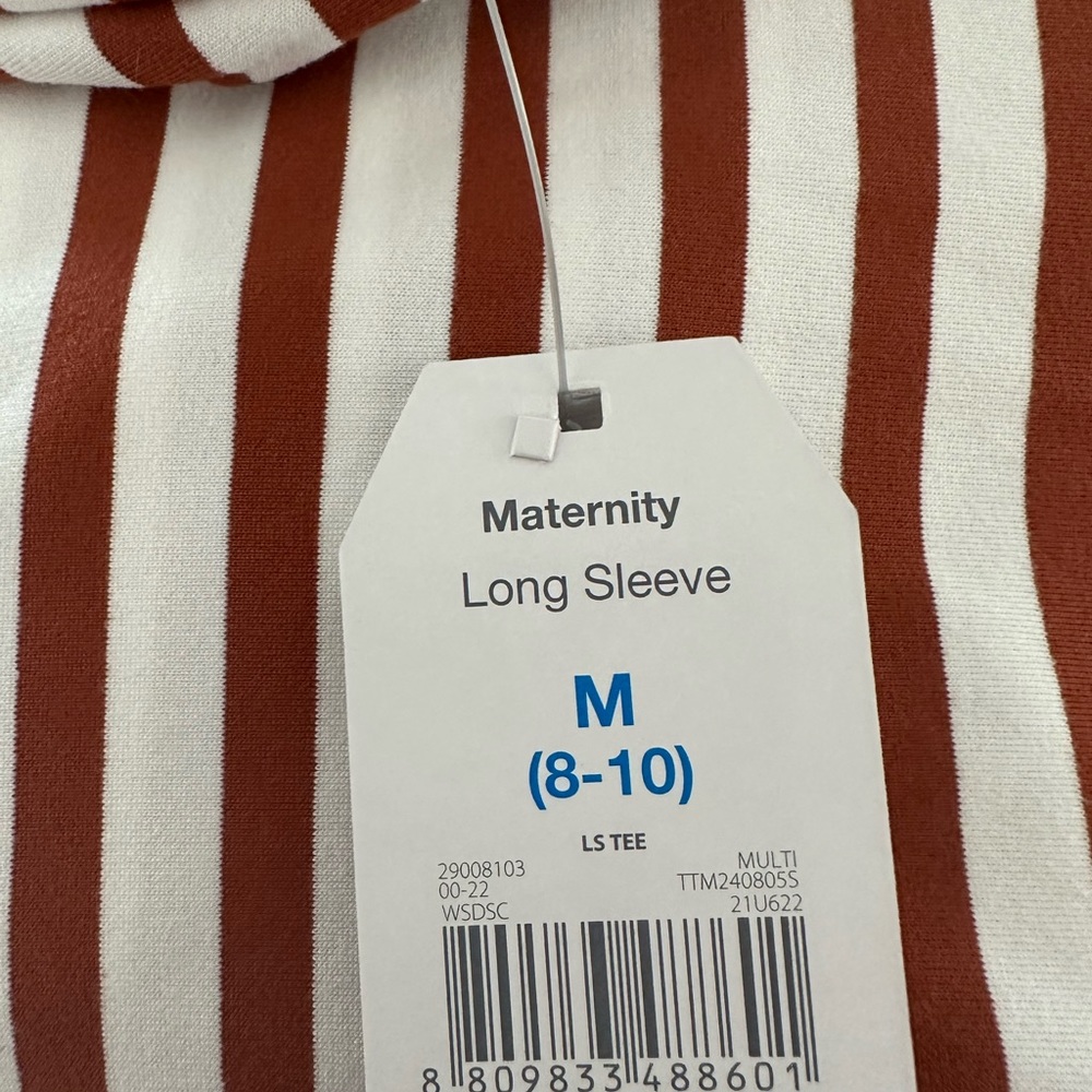 Time and Tru Women's Maternity Long Sleeve T-Shirt Size M - Picture 11 of 11